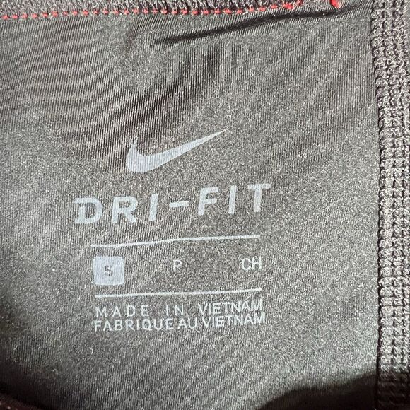 Nike Pro Leggings Womens Small Black Compression Workout Training Pants Gym Mesh - Picture 9 of 10